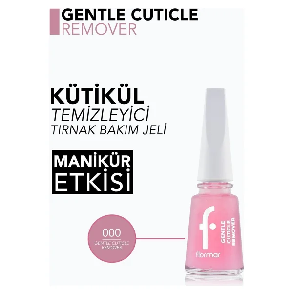 Flormar Gentle Cuticle Remover Tırnak Eti Temizleyici - Görsel 5