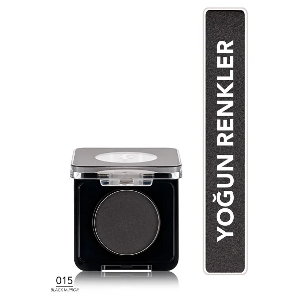Flormar Mono Yüksek Pigmentli & Mat Bitişli Kompakt 015 Black Mirror Göz Farı - Görsel 6