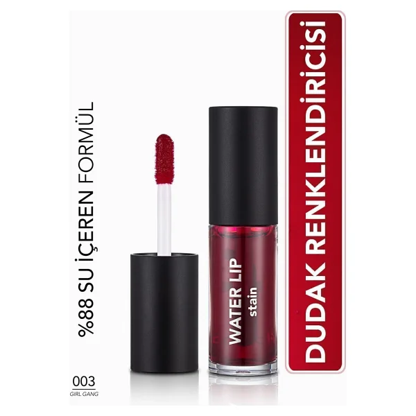 Flormar Water Lip Stain 003 Girl Gang Dudak Tinti - Görsel 9