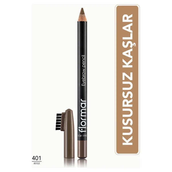 Flormar Eyebrow Pencil 403 Ashy Kaş Kalemi - Görsel 7