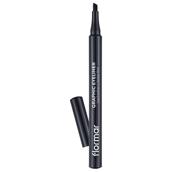 Flormar Graphic Black Kesik Uçlu Eyeliner - Görsel 2