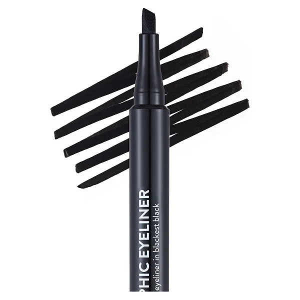 Flormar Graphic Black Kesik Uçlu Eyeliner - Görsel 3