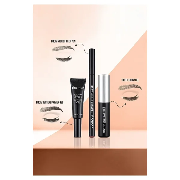 Flormar Tinted Brow Gel Kaş Maskarası 002 Light Brown - Görsel 6