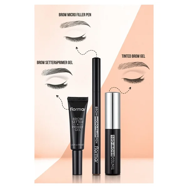 Flormar Gel Brow Setter & Primer Kaş Sabitleyici - Görsel 6