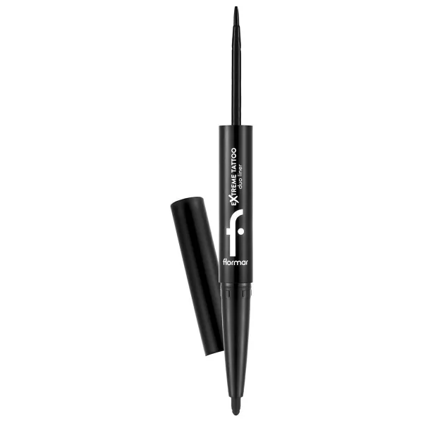 Flormar Extreme Tattoo Duo 001 Black 2'si 1 Arada Göz Kalemi & Eyeliner - Görsel 2
