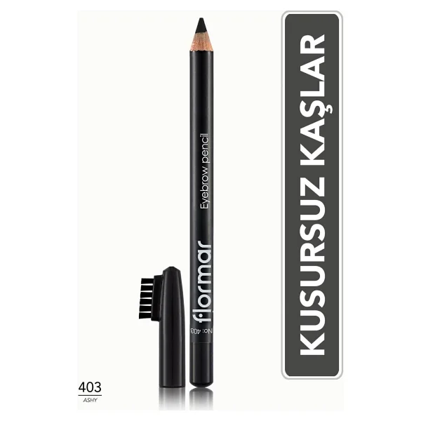 Flormar Eyebrow Pencil 403 Ashy Kaş Kalemi - Görsel 2