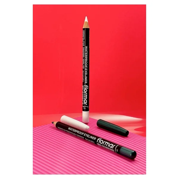 Flormar Suya Dayanıklı Mavi Göz Kalemi Waterproof Eyeliner Kolay Uygulama Özelliği İle - Görsel 7