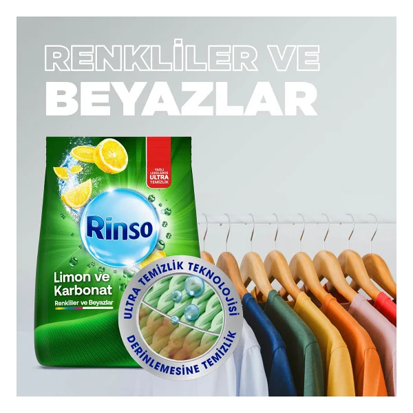 Rinso Limon Ve Karbonat 6 Kg Toz Deterjan - Görsel 7