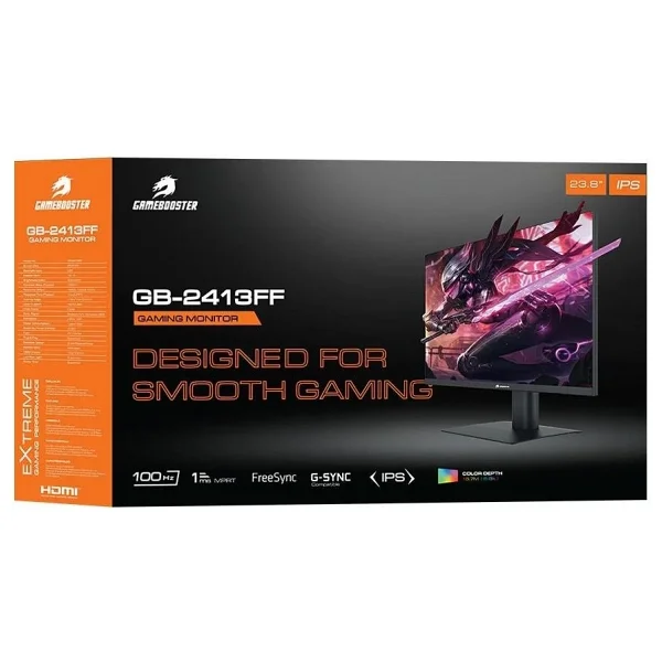 Gamebooster GB-2413ff 23.8" 1 Ms Full HD Ips Oyuncu Monitörü - Görsel 3
