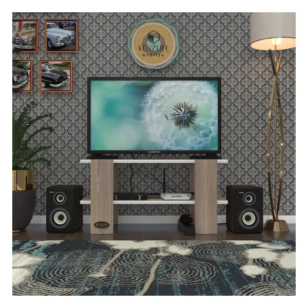 Kenzlife Bangkok Televizyon Sehpası 40x120x30 Cm - Görsel 6