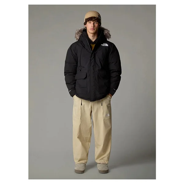 The North Face Mcmurdo Nf0a5gjf4h01 Kapüşonlu Kürklü Siyah Erkek Parka - Görsel 2