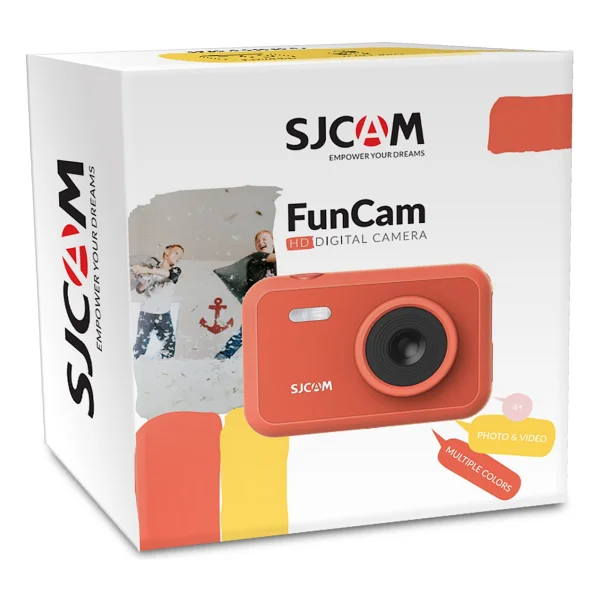 Sjcam Funcam Fotoğraf Makinesi Kırmızı - Görsel 7