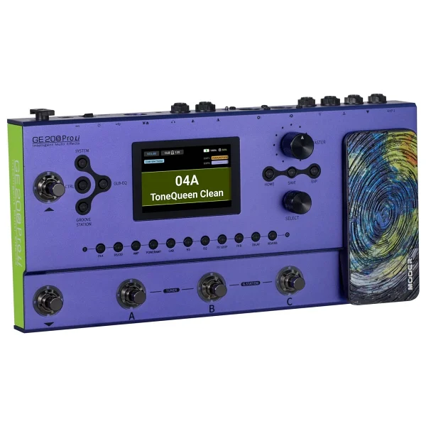 Mooer Ge200 Pro Li Şarjlı Gitar Efekt Prosesörü - Görsel 2