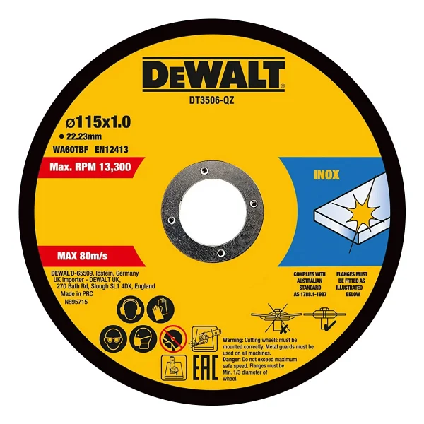 Dewalt Dt3506 115x1 Mm 10'lu Inox Kesici Disk - Görsel 4