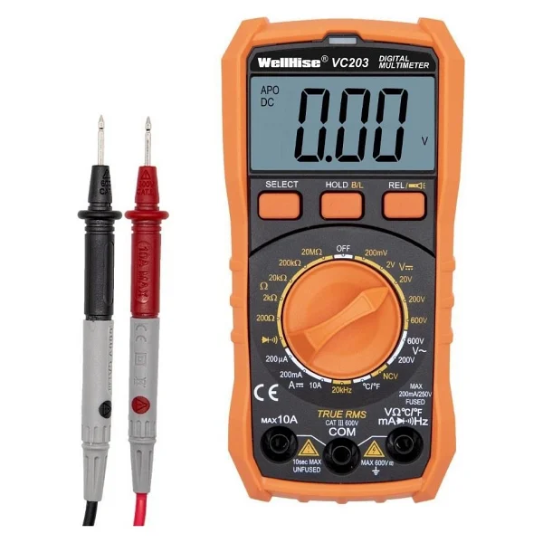 Wellhise Vc203 Dijital Multimetre - Görsel 5