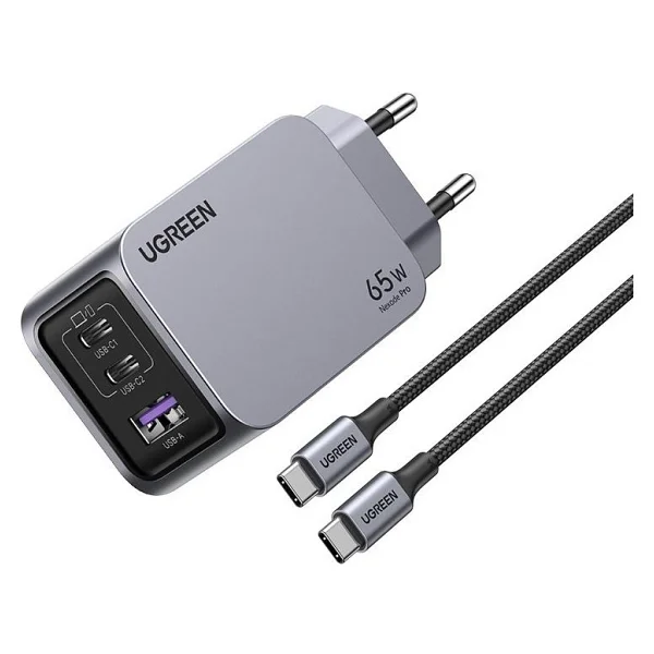 Ugreen Nexode Pro 65 W Type-C Kablolu Hızlı Şarj Aleti - Görsel 4
