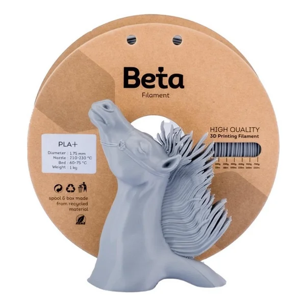 Beta Pla Plus 1.75 Mm 1 Kg Gri Filament - Görsel 2