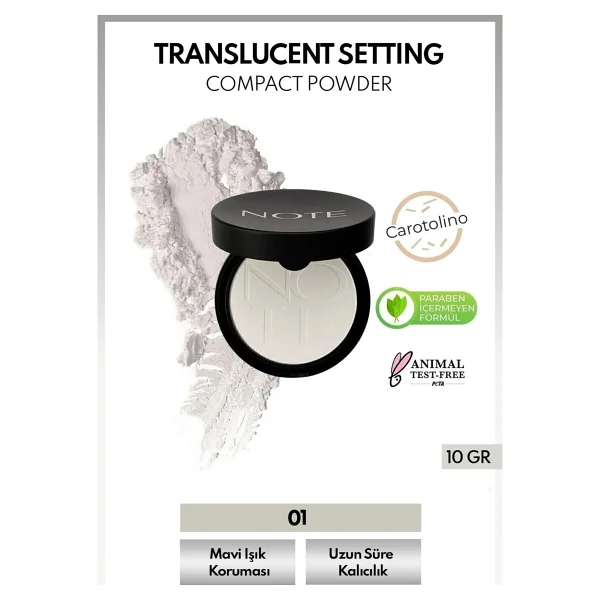 Note Translucent Setting 10 Gr Sabitleyici Transparan Pudra - Görsel 7