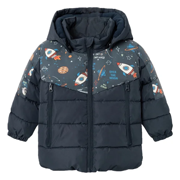 Name It Nmmmaglow Kapüşonlu Erkek Çocuk Şişme Mont - Görsel 5