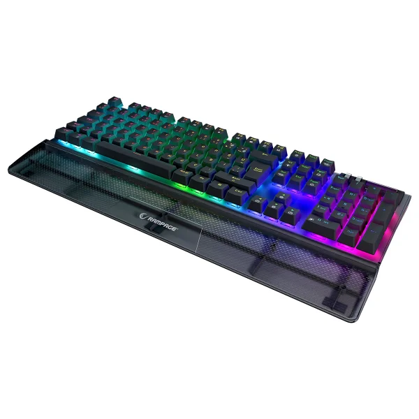 Rampage Carbon RGB Blue Switch Kablolu Mekanik Oyuncu Klavyesi - Görsel 8