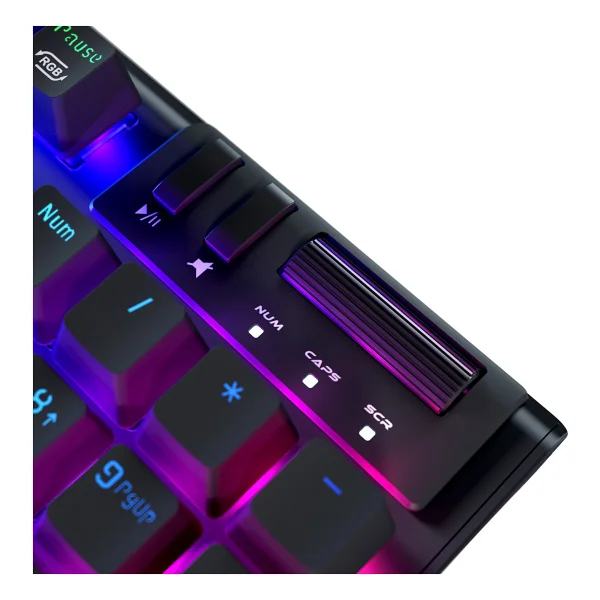 Rampage Carbon RGB Blue Switch Kablolu Mekanik Oyuncu Klavyesi - Görsel 9