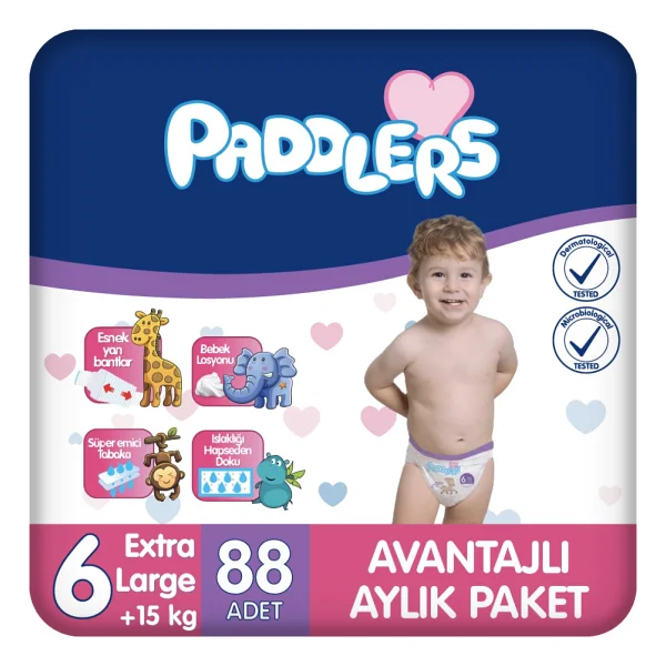 Paddlers 1 Numara Yenidoğan 192'li Bebek Bezi - Görsel 9