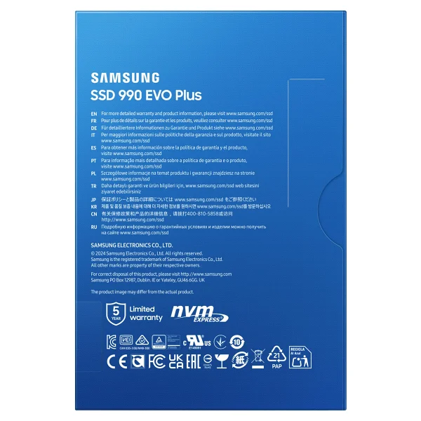 Samsung 990 Evo Plus Mz-V9s2t0bw Pcı-Express 5.0 2 TB M.2 SSD - Görsel 5