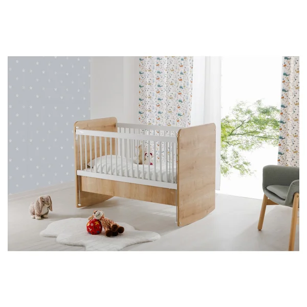 Baby When Bw1076 - Pratik Anne Yanı Sallanır Beşik Ahşap 60x120 - Görsel 2