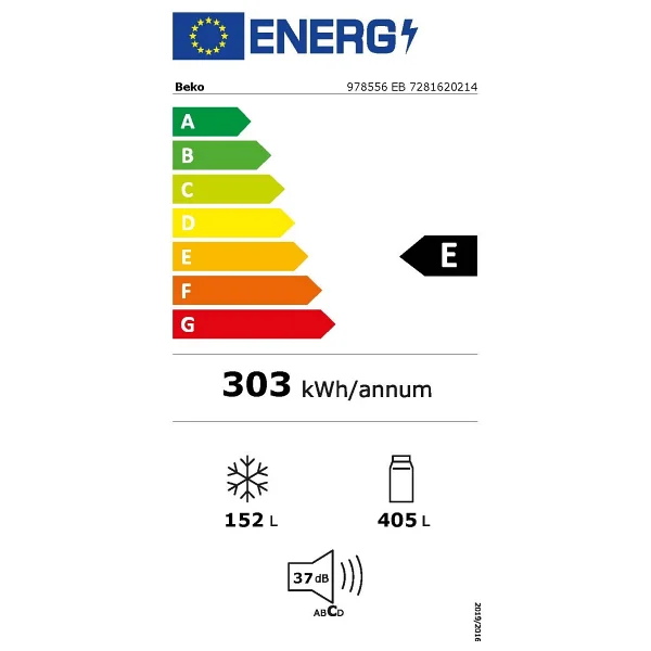 Beko 978556 Eb Çift Kapılı No Frost Buzdolabı - Görsel 2