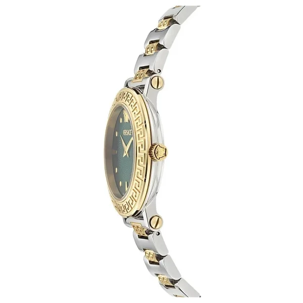 Versace Greca Sphere VRSCVE9C00424 Altın-Yeşil Kadın Kol Saati - Görsel 5