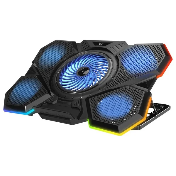 Rampage Ad-Rc13 Bellatrix RGB 5 Fanlı 15"-17" Laptop Soğutucu - Görsel 2