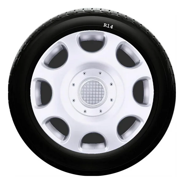 Sjs Sks Chevrolet Jant Kapağı 14 Inc Kırılmaz 1 Takım 4 Adet No:208 - Görsel 2