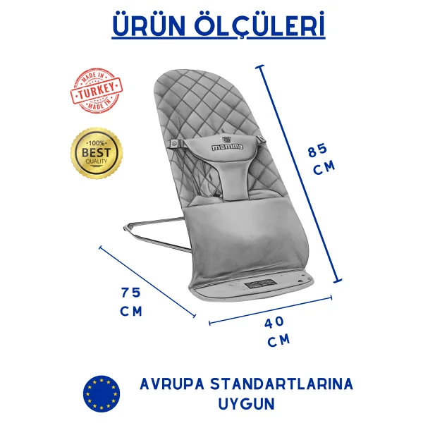 Mamma Smile Cotton Eco Sallanır Üç Kademeli Ana Kucağı - Görsel 6