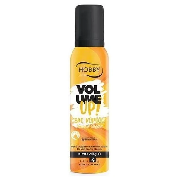 Hobby Volume Up 150 Ml Saç Köpüğü - Görsel 2