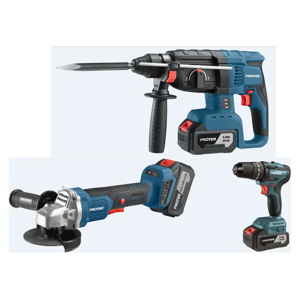 Proter Pst 903 Trio Pst 904 E + Pst 945 HD + Pst 924 Bl Üç Akülü 4 Ah Kombo Set - Görsel 5