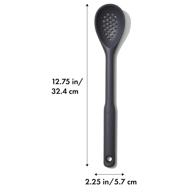 Oxo Gg Silikon Delikli Kaşık - Siyah - Görsel 2