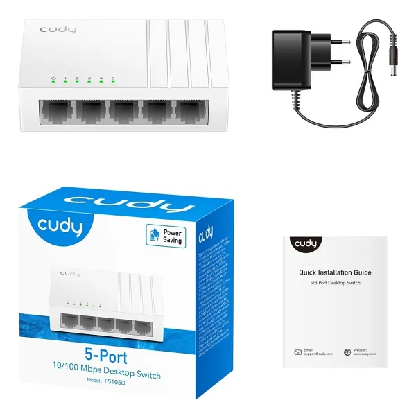 Cudy Fs105d 5 Port 10/100 Mbps Switch - Görsel 3