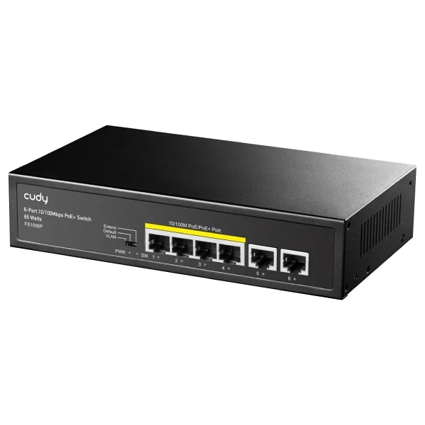 Cudy Fs1006p 4 Port 10/100 Mbps Switch - Görsel 2