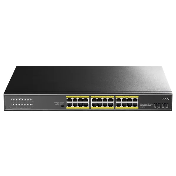 Cudy GS1028PS2 24 Port 10/100/1000 24 Port PoE+ 2 X SFP Yonetilemez Rack Mount Switch - Görsel 8