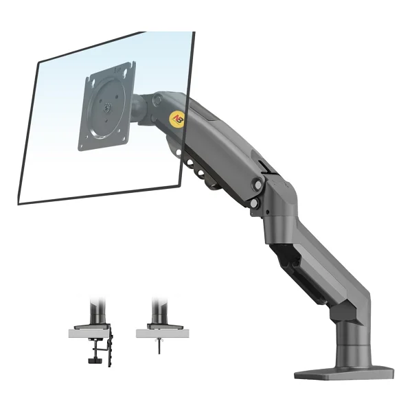 North Bayou F80-Xb Siyah 17-30 İnç Tek Kollu Amortisörlü Monitör Standı - Görsel 5