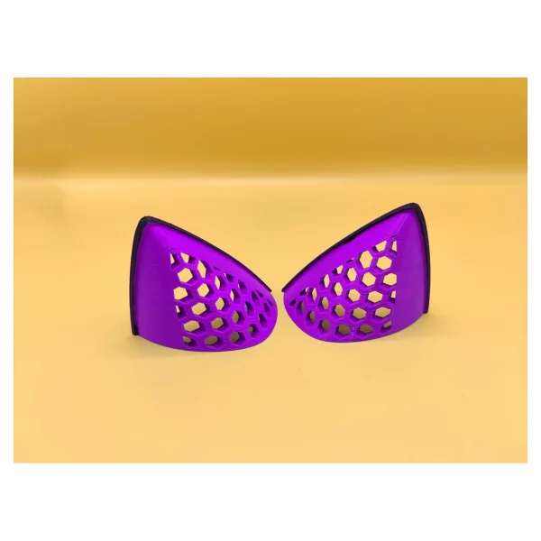 Minikbahçem Kedi Kulağı Kask Aksesuarı Kask Aparatı Mor - Görsel 2