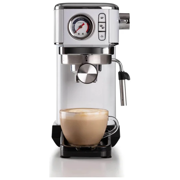 Ariete Moderna Slim 1381/14 Beyaz Manuel Espresso Makinesi - Görsel 3