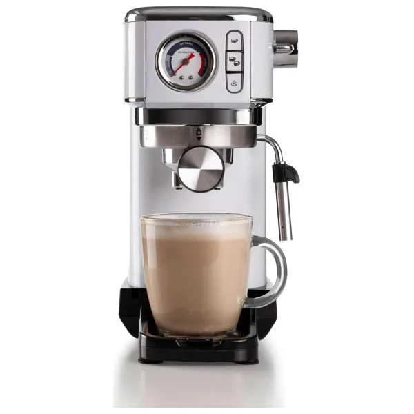 Ariete Moderna Slim 1381/14 Beyaz Manuel Espresso Makinesi - Görsel 4