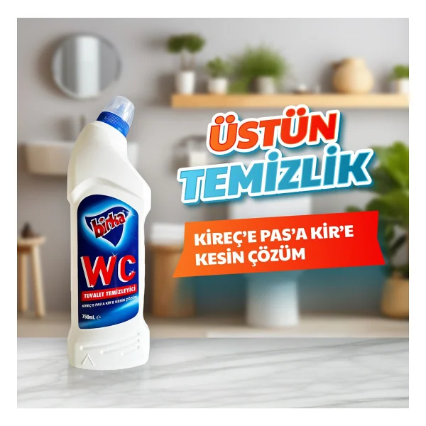 Birka 750 Ml 2 Adet Tuvalet Temizleyici - Görsel 4