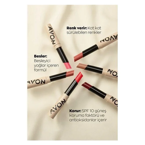 Avon Red Tinted Lip Balm - Görsel 4