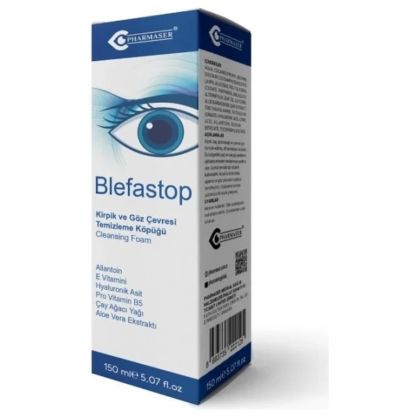Blefastop Kirpik Ve Göz Çevresi Temizleme Köpüğü 150 Ml - Görsel 2
