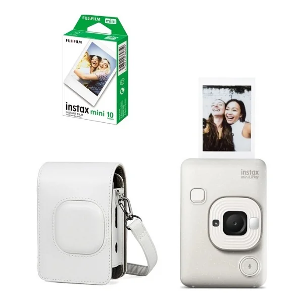 Instax Mini LiPlay Box Dijital Fotoğraf Makinesi Beyaz