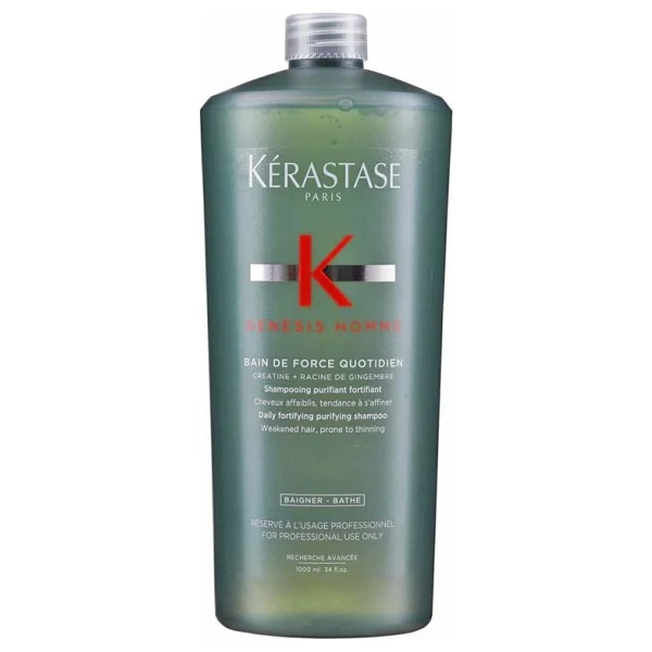 Kerastase Genesis Homme Bain De Force Quotidien Erkeklere Özel Zayıf Saçlar İçin Güçlendirici Şampuan 1000 Ml - Görsel 5