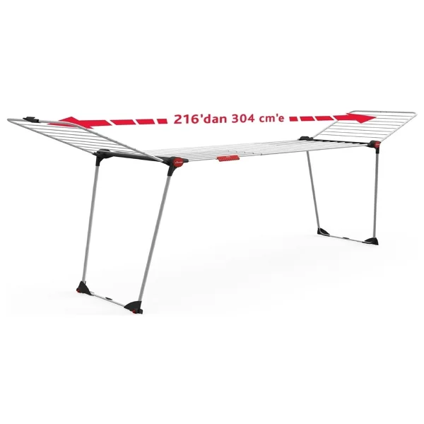 Vileda Infinity Flex 2 Metre'ye Kadar Uzatılabilir, 30 Metre Kurutma Alana Sahip Çamaşır Kurutmalığı - Görsel 6