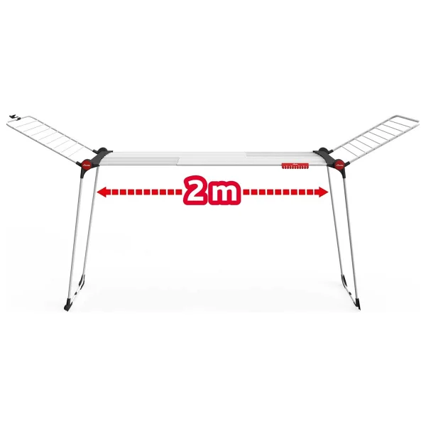 Vileda Infinity Flex 2 Metre'ye Kadar Uzatılabilir, 30 Metre Kurutma Alana Sahip Çamaşır Kurutmalığı - Görsel 3